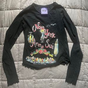 Anna Sui x Free People graphic Tshirt